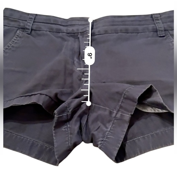 J. Crew Chino Broken-In 100% Cotton Gray Mid Rise Shorts Sz 4‎ - Picture 10 of 11